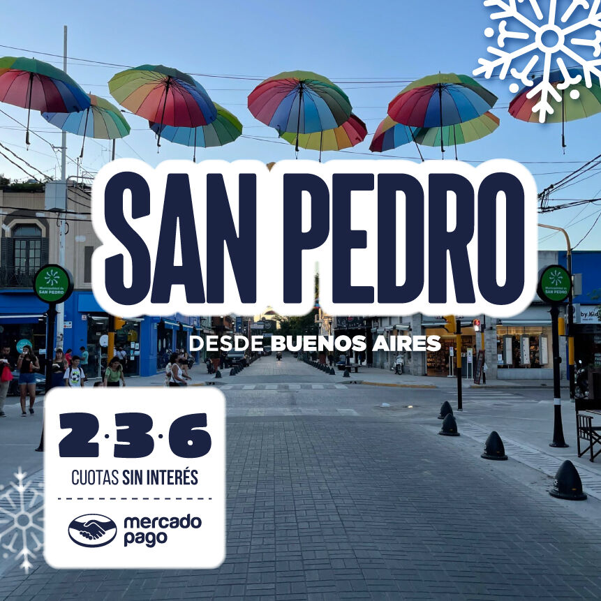 pasajes a San Pedro desde Buenos Aires