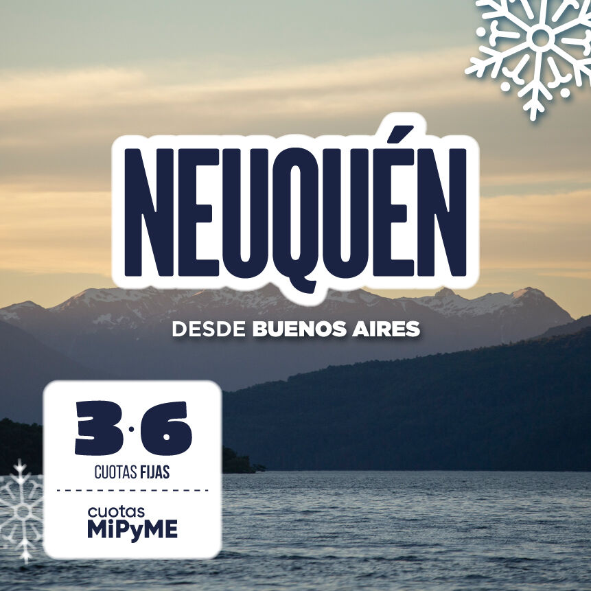 pasajes a Neuquén desde Buenos Aires