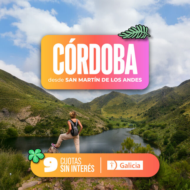 pasajes a Córdoba desde San Martin De Los Andes