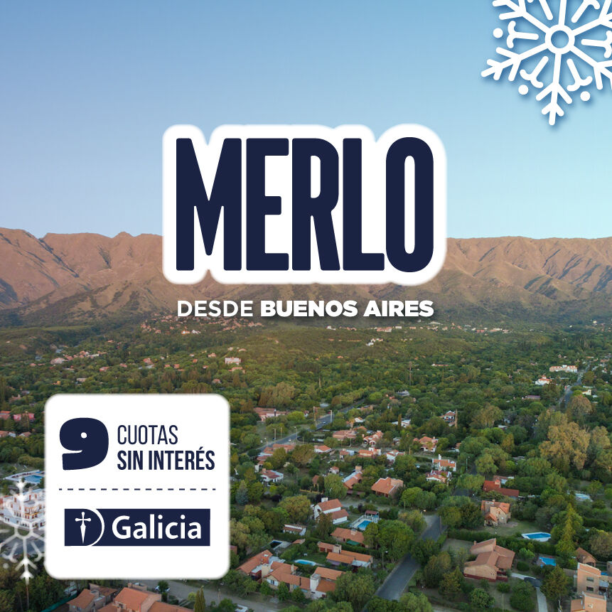 pasajes a Merlo desde Buenos Aires
