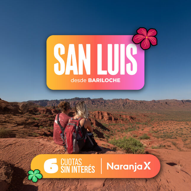 pasajes a San Luis desde Bariloche