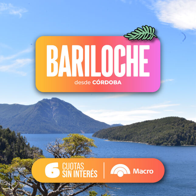 pasajes a Bariloche desde Córdoba